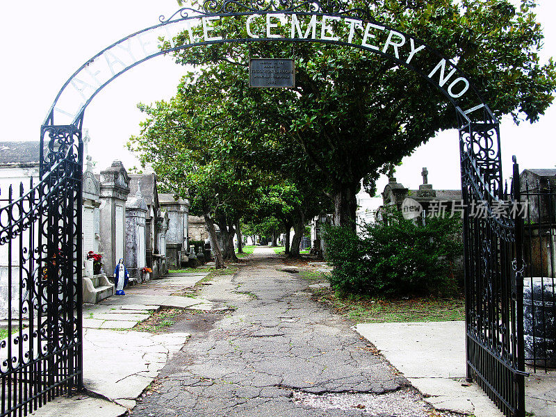 Lafayette Cemetery Entrance Gate, New Orleans, Louisiana